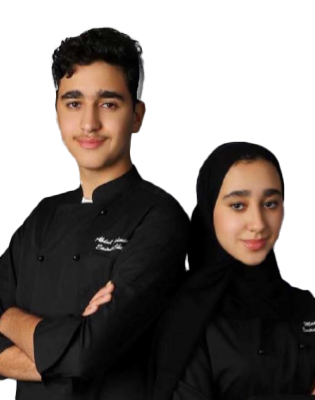 Chefs Maitha and Abdulrahman Al Hashimi